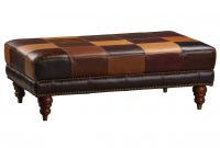 Patchwork Leather Cocktail Ottoman pertaining to size 1200 X 800