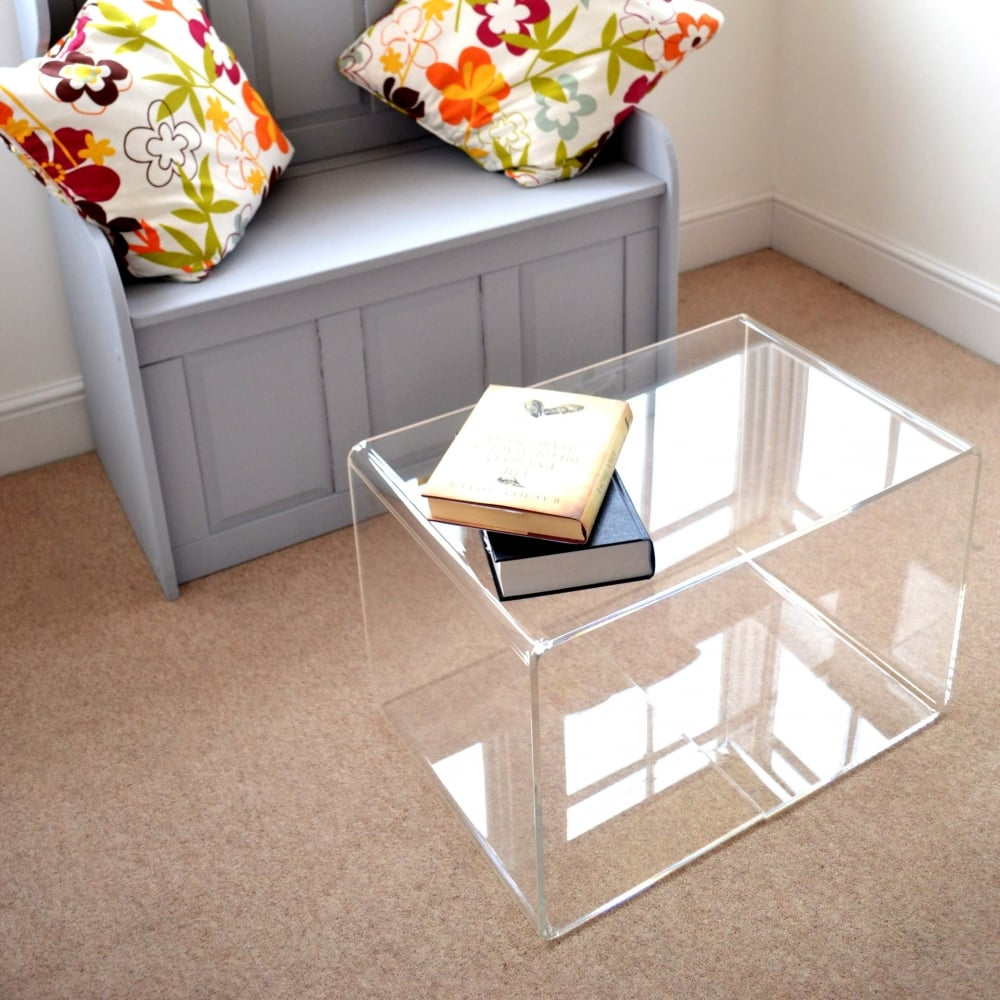 Perspex Coffee Table Acrylic Perspex Home Acessories And for measurements 1000 X 1000