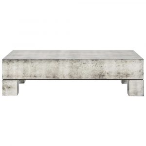 Phineas Industrial Loft Antiqued Mirror Coffee Table Kathy Kuo Home throughout measurements 1000 X 1000