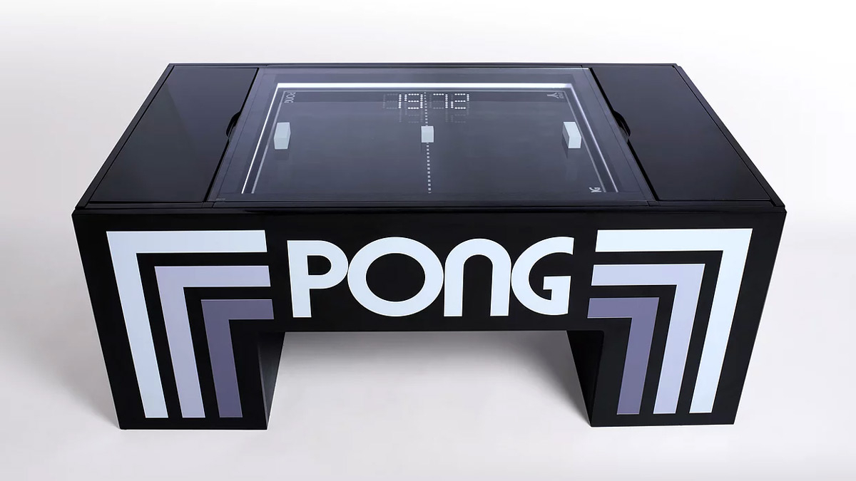 Playable Pong Coffee Table Dudeiwantthat regarding measurements 1200 X 675