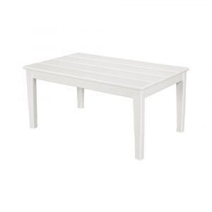 Polywood Newport 22 In X 36 In Plastic Outdoor Coffee Table inside dimensions 1000 X 1000