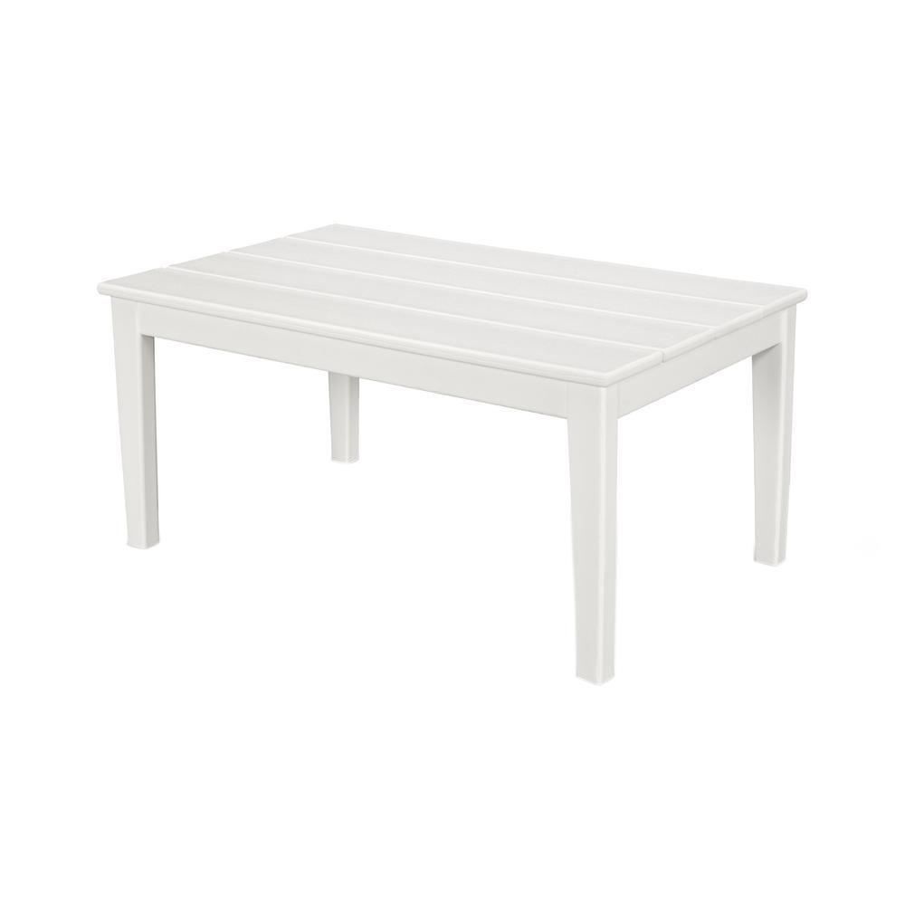 Polywood Newport 22 In X 36 In Plastic Outdoor Coffee Table with regard to sizing 1000 X 1000