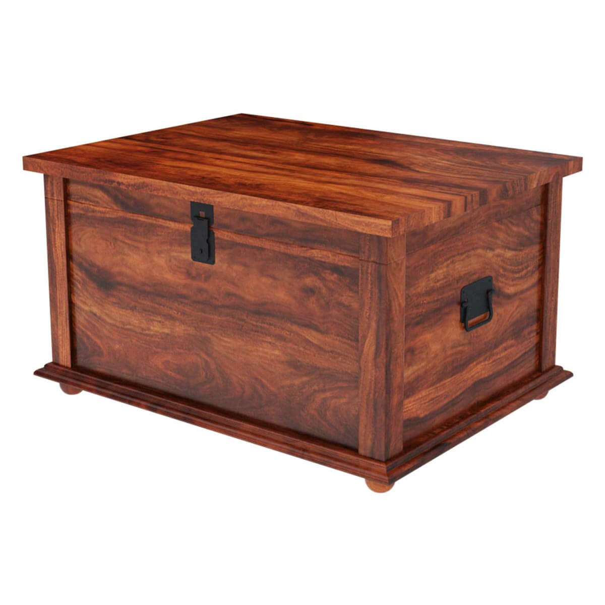 Primitive Wood Storage Grinnell Storage Chest Trunk Coffee Table in measurements 1200 X 1200
