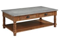 Primitive Zinc Top Coffee Table Magnolia Home Joanna Gaines intended for proportions 1000 X 800