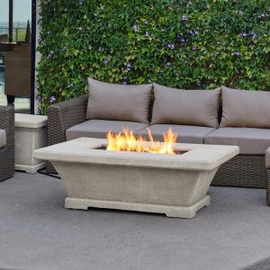 Real Flame Monaco 55 In Fiber Concret Rectangle Propane Gas Fire with dimensions 1000 X 1000