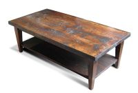 Reclaimed Pine Coffee Table With Bottom Shelf Olde Good Things intended for proportions 1200 X 863