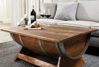 Reclaimed Wine Barrel Coffee Table With Unique Lift Top Wine regarding proportions 1500 X 1500