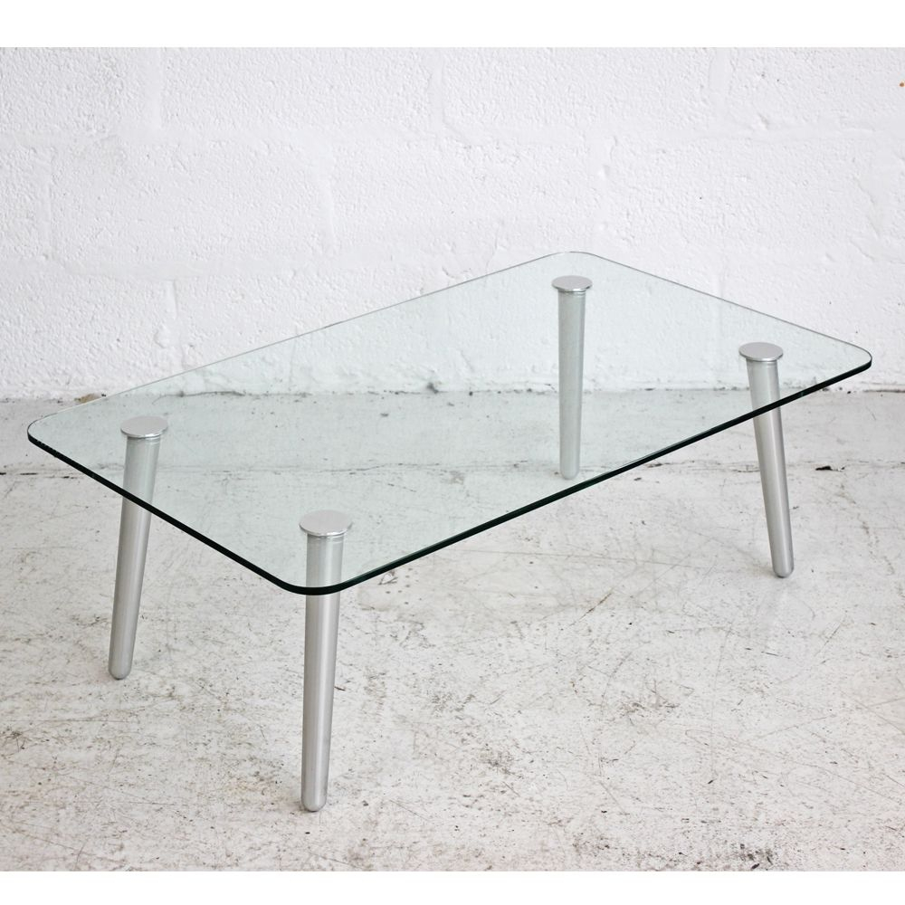 Rectangular Glass Coffee Table Low Glass Table Glass Table with regard to dimensions 1000 X 1000