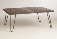 Rectangular Wood Hairpin Coffee Table World Market Family Room intended for measurements 2000 X 2000