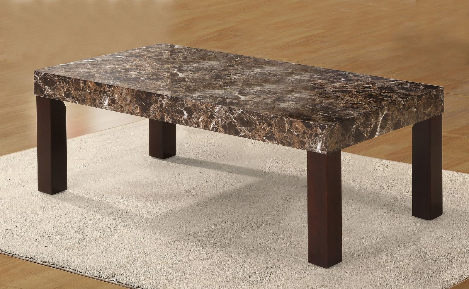 Red Barrel Studio Mccullum Faux Marbelized Granite Coffee Table regarding measurements 1600 X 988