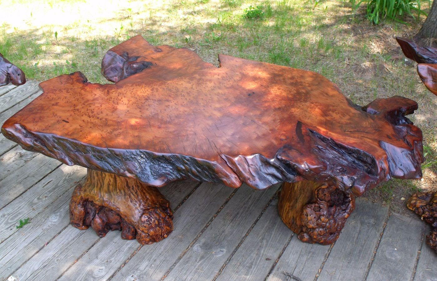 Redwood Burl Furniture Redwood Burl Coffee Table Wonderful in proportions 1400 X 902