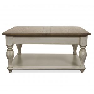 Riverside Furniture Coventry Two Tone Square Lift Top Coffee Table within proportions 2780 X 2780