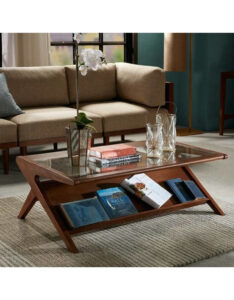 Rocket Coffee Table With Tempered Glass Beckmans pertaining to proportions 800 X 1024