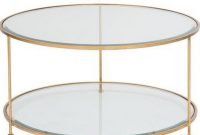 Rollo Round Gold Coffee Table pertaining to proportions 1002 X 926