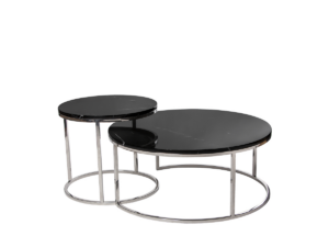 Round Chrome Coffee Table Som Interior for proportions 1200 X 900