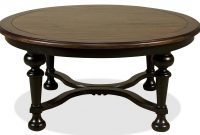 Round Cocktail Table With Turned Legs 44 Inches 20 Highnutmeg And within proportions 2252 X 1475