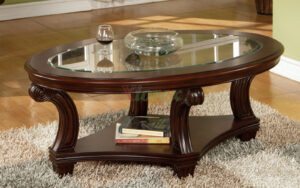 Round Coffee Table With Glass Insert Buethe inside dimensions 1600 X 1000