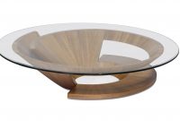 Round Glass Top Coffee Table With Oak Base Coffee Tables Round intended for sizing 2000 X 1172