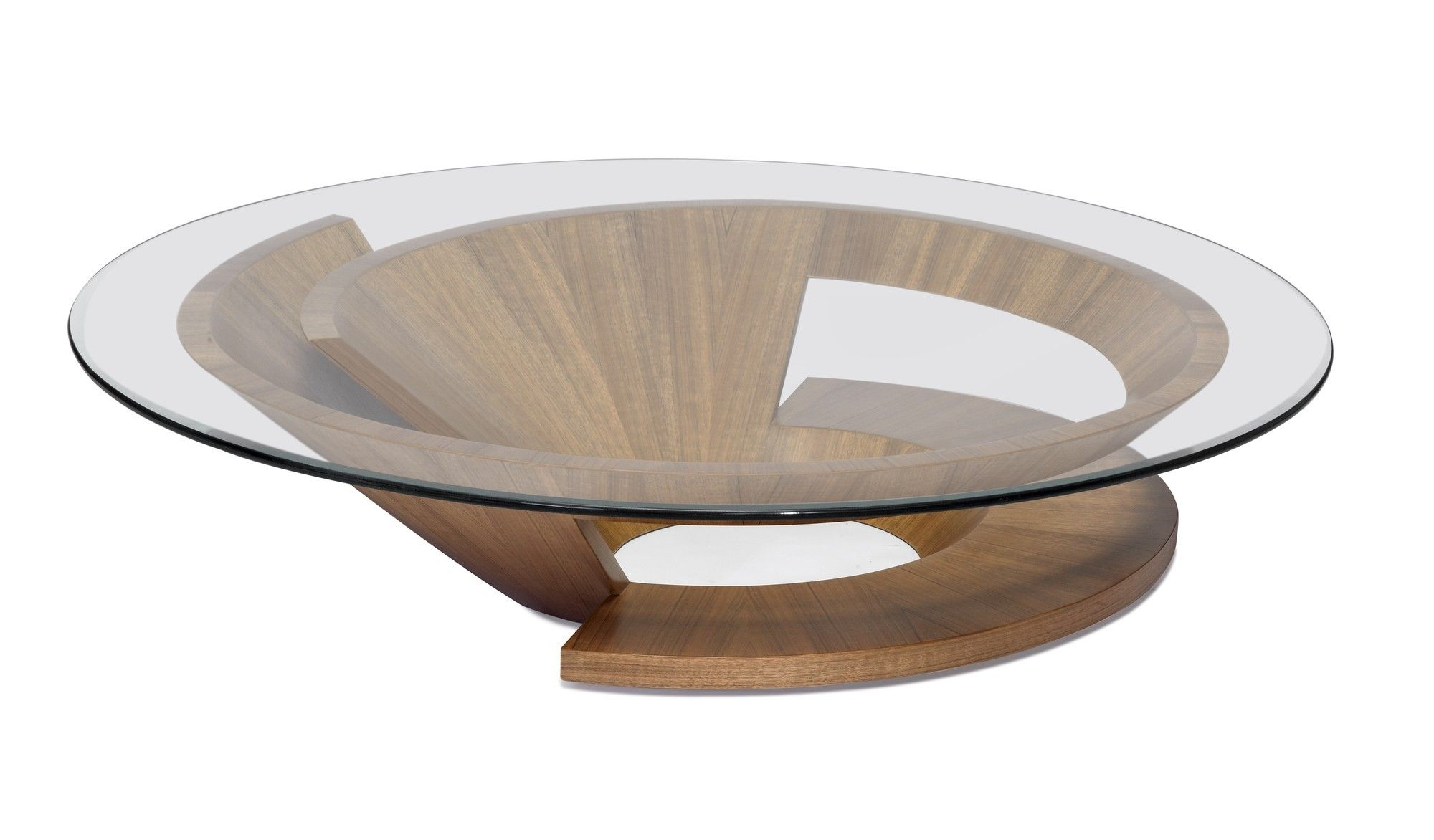 Round Glass Top Coffee Table With Oak Base Coffee Tables Round intended for sizing 2000 X 1172