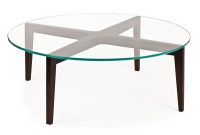Round Glass Top Coffee Table With Wood Base Doces Abobrinhas regarding size 1800 X 1286