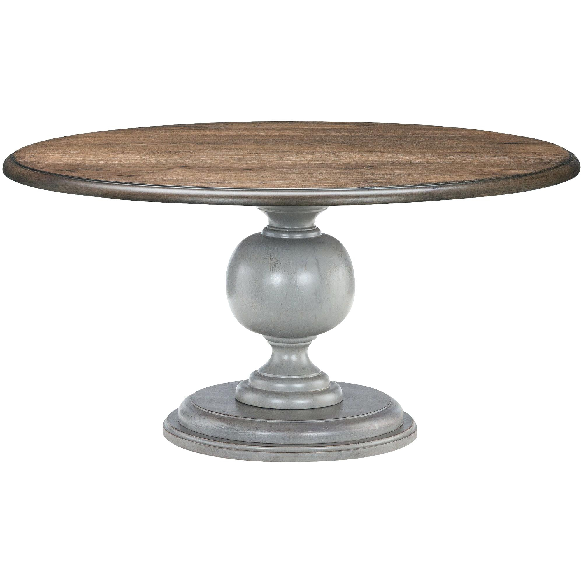 Dawson Round Pedestal Coffee Table • Display Cabinet