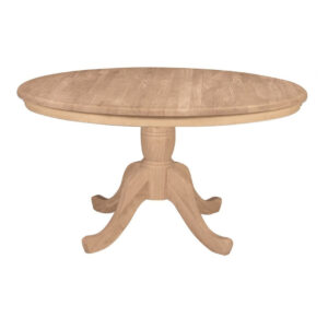 Round Pedestal Coffee Table Salty Home with regard to sizing 1074 X 1042