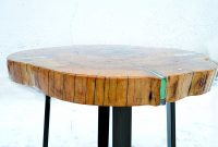 Round Resin Coffee Table Oak Wood Table Natural And Etsy intended for sizing 3000 X 1987