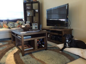 Rustic Coffee Table And Tv Stand Combo Ryobi Nation Projects regarding sizing 2048 X 1536