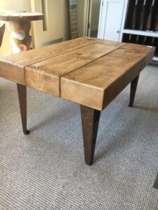 Rustic Industrial Huge Heavy 4inch Thick Beam Top Coffee Table Etsy with regard to proportions 794 X 1059