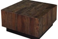 Rustic Lodge Square Ebony Walnut Coffee Table Kathy Kuo Home pertaining to dimensions 1000 X 1000