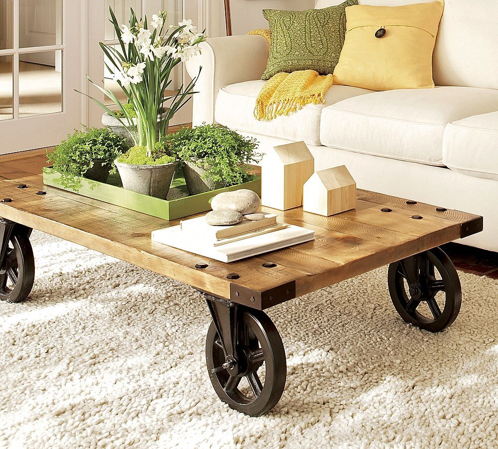 Rustic Wheels For Coffee Table Hipenmoedernl within measurements 1000 X 900