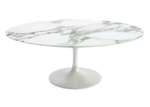 Saarinen Oval Coffee Table intended for dimensions 1400 X 1000