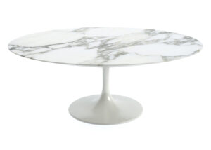 Saarinen Oval Coffee Table intended for proportions 1400 X 1000