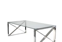Sagebrook Home Stainless Steel And Glass Coffee Table Reviews intended for sizing 2000 X 2000
