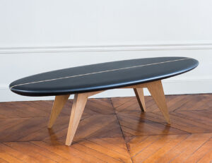 Salty Design Bolge 60 Surfboard Coffee Table Gadget Flow intended for dimensions 1300 X 1000