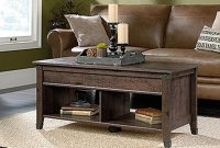 Sauder Carson Forge Lift Top Coffee Table Multiple Finishes throughout measurements 1000 X 1000