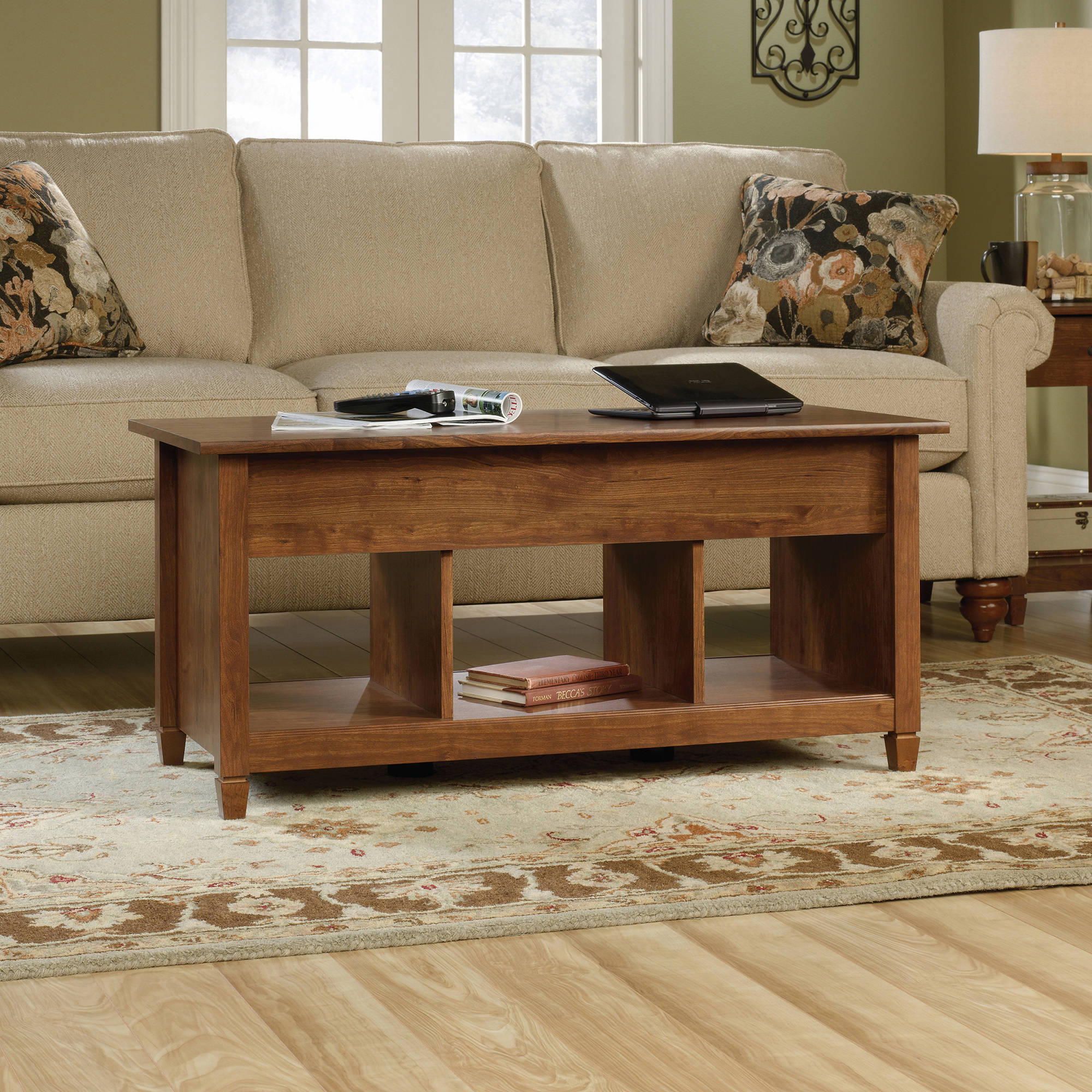 Sauder Edge Water Lift Top Coffee Table Multiple Finishes Walmart with size 2000 X 2000