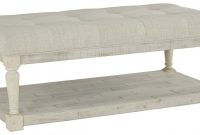 Shawnalore White Wash Ottoman Cocktail Table T782 21 intended for dimensions 1000 X 800