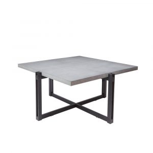 Silverwood Furniture Reimagined Dakota Gray Square Concrete Top within proportions 1000 X 1000