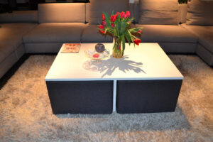 Simple Yet Clever Coffee Table Design With Integrated Chairs throughout dimensions 1152 X 768