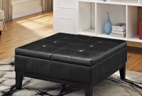 Simpli Home Dover Faux Leather Coffee Table Storage Ottoman with sizing 1600 X 1600