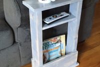 Skinny Side Table Mini Side Table Apartment Decor Small Space regarding size 1005 X 1227