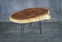 Slice Teak Wood Coffee Table intended for sizing 2048 X 1368