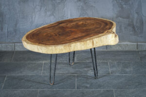 Slice Teak Wood Coffee Table intended for sizing 2048 X 1368