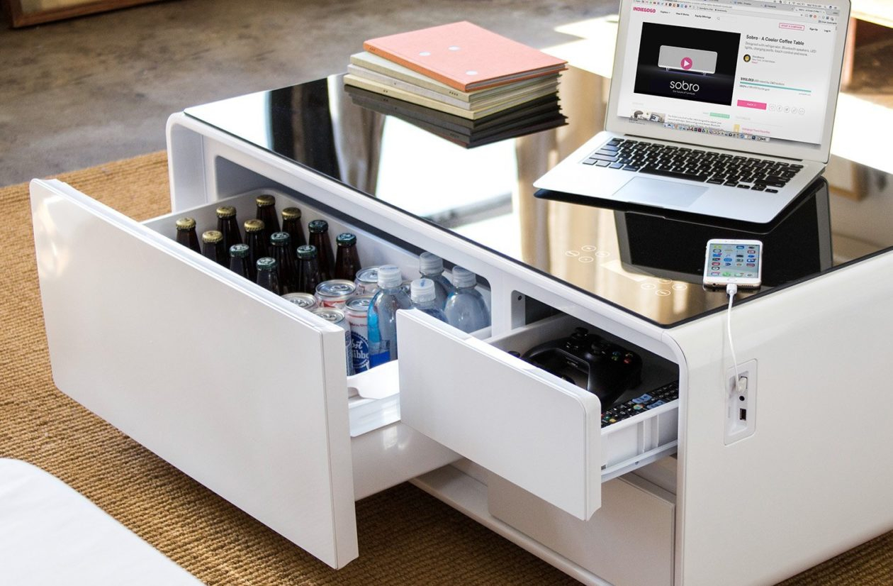 Sobro Smart Coffee Table Is The Coolest Ever Made Gear For Life pertaining to sizing 1260 X 826