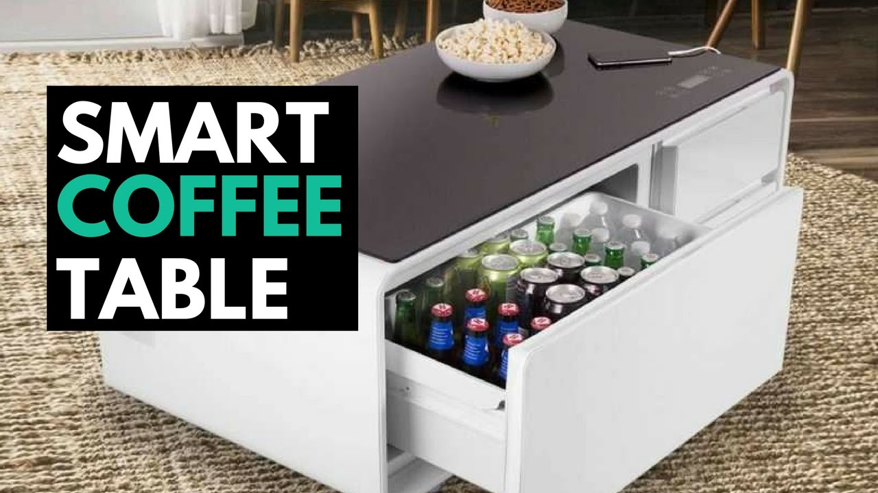 Sobro The Smart Coffee Table With A Built In Fridge And Speakers intended for dimensions 1280 X 720