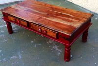 Sold Farmhouse Red Coffee Table Shab Chic Coffee Table Solid within proportions 1500 X 1500