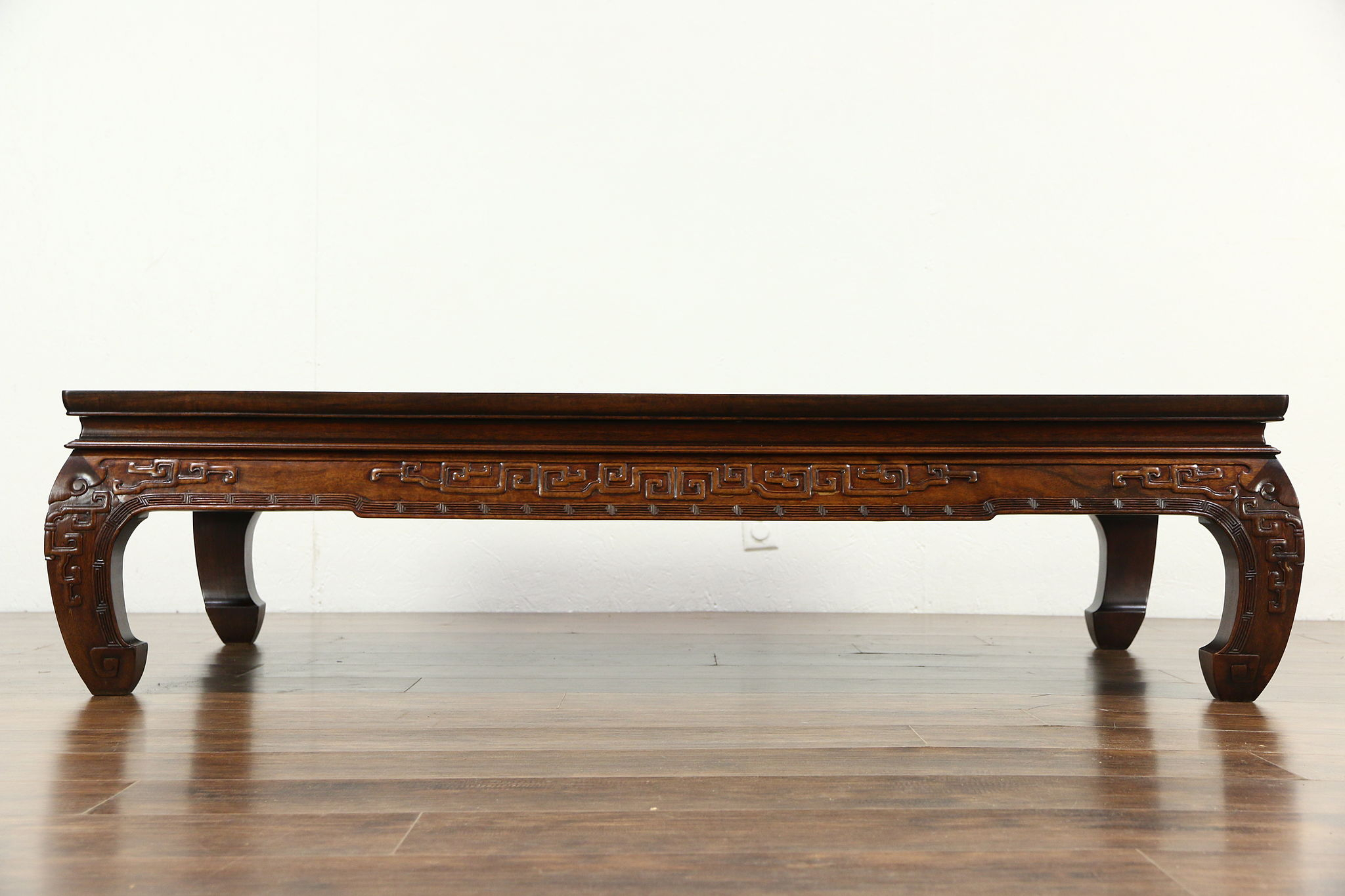 Sold Traditional Chinese Carved Rosewood Vintage Dining Table Or regarding sizing 2700 X 1800