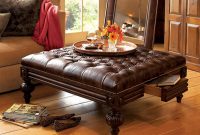 Square Leather Ottoman Coffee Table Coffee Tables In 2019 throughout proportions 2000 X 1662