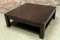 Square Parsons Coffee Table In Espresso Ecustomfinishes with regard to measurements 1250 X 832